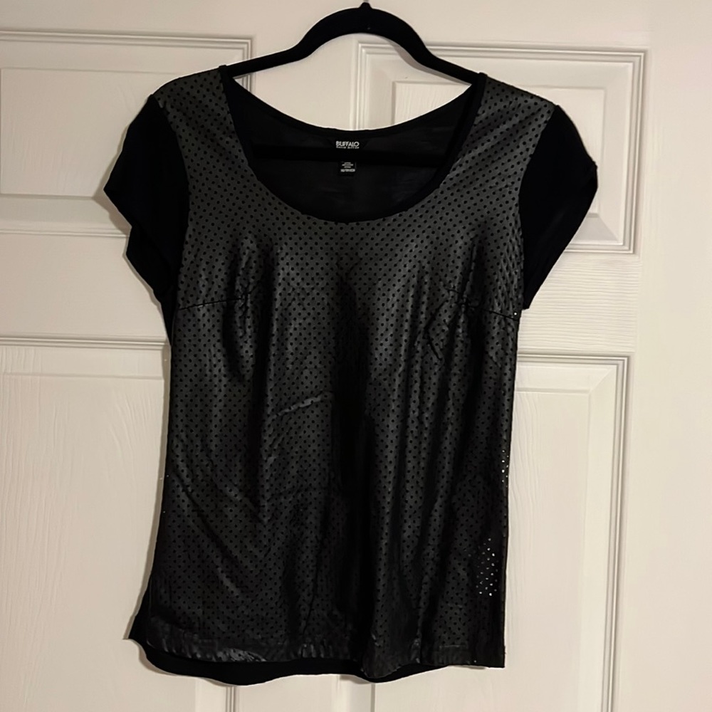Buffalo David Bitton Star Cut Out Top